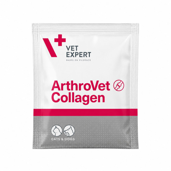 Arthrovet Collagen II Vet Expert – Supliment Articular pentru Câini și Pisici (60 plicuri x 2,5 g)